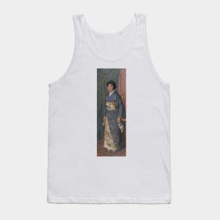 Portrait of a Japanese Woman by Edmond Aman-Jean Tank Top